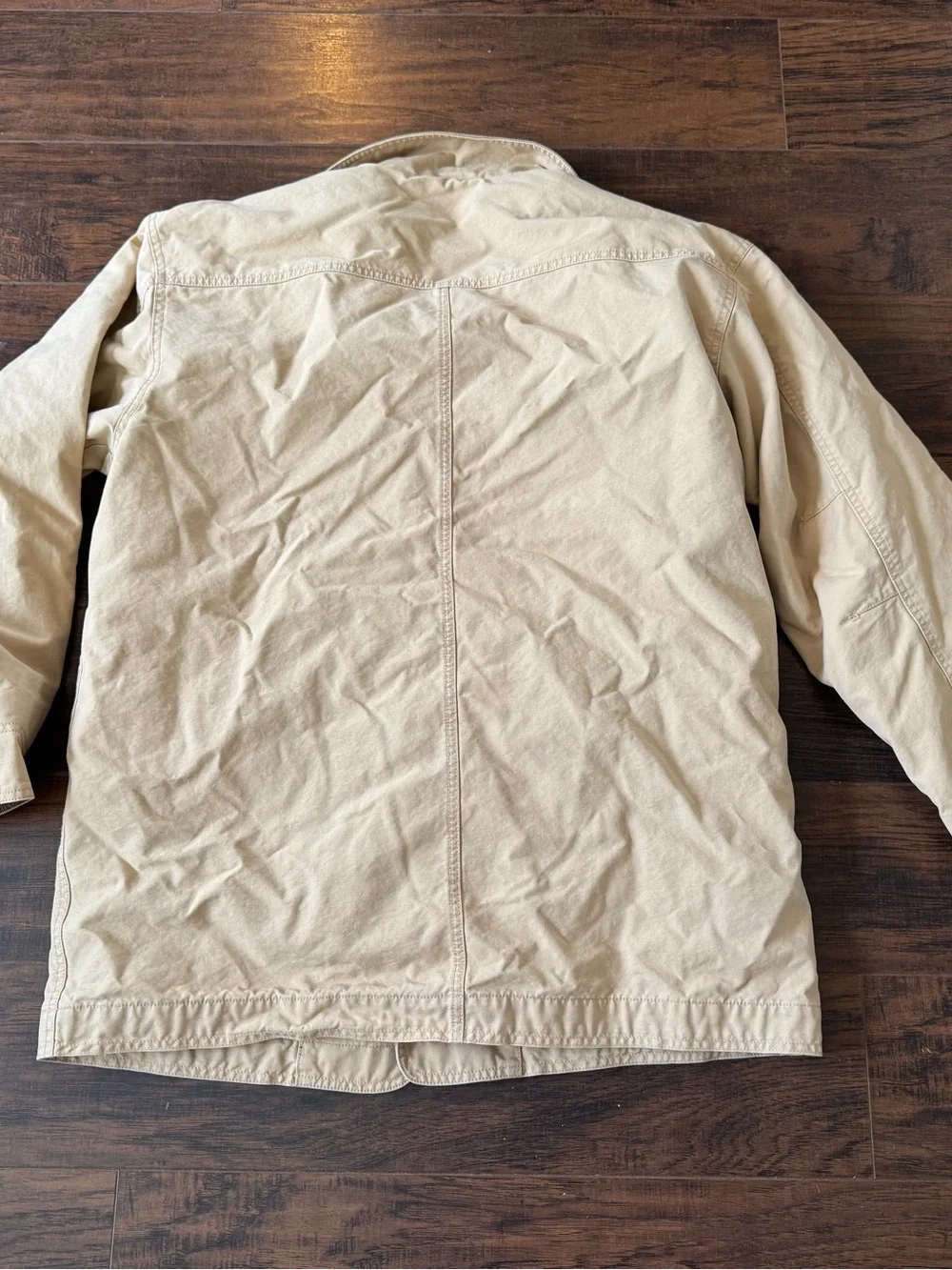 Vintage 80s 90s Men’s L.L.Bean Blanket Lined Green Chore Barn Coat